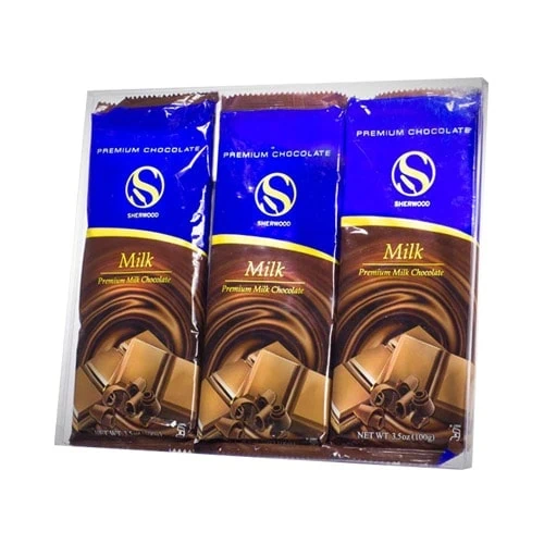 Clear plastic packaging for Chocolate bars Clear plastic packaging for Chocolate bars