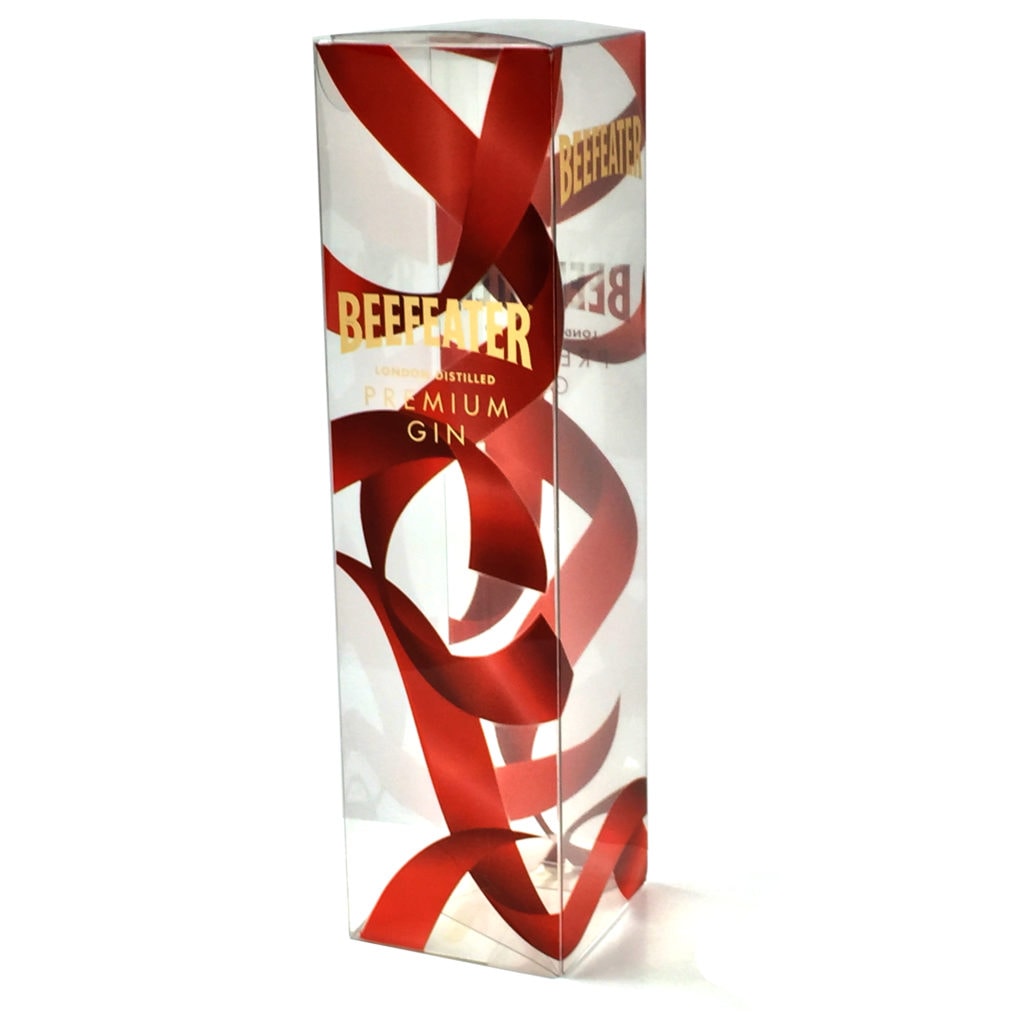 Beefeater PVC alcohol clear packaging