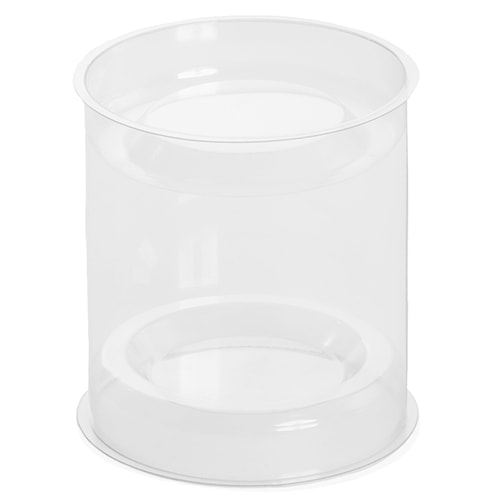 1 x 6 Clear Plastic Cylinder Packaging Tubes