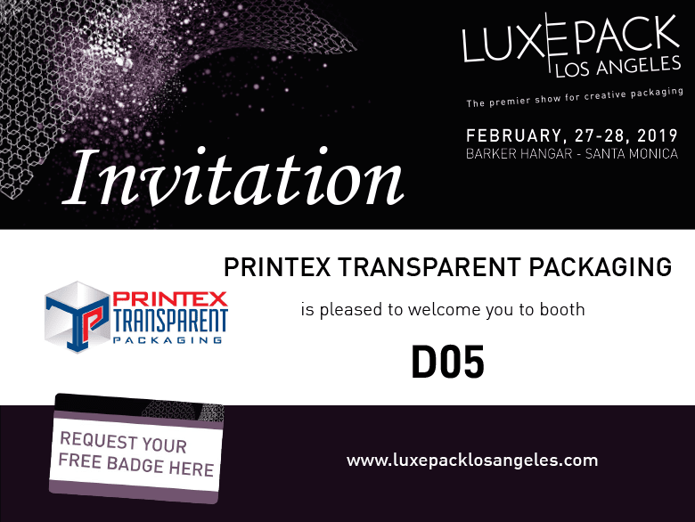 E-invitation - LPLA 2019 - PRINTEX TRANSPARENT PACKAGING