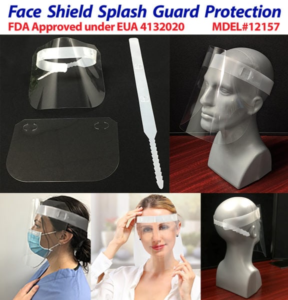 Face Shield MDEL FDA Approved