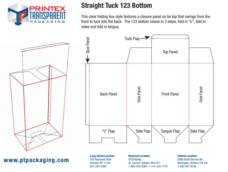 Straight Tuck 123 Bottom