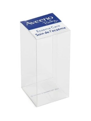 Aveeno Silk-screen Printed Graphics on Clear Pet Packaging by Printex